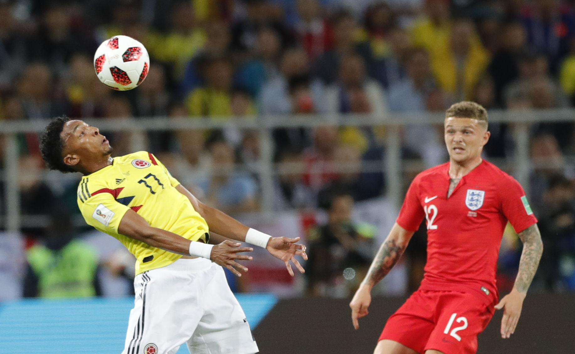 England beats Colombia